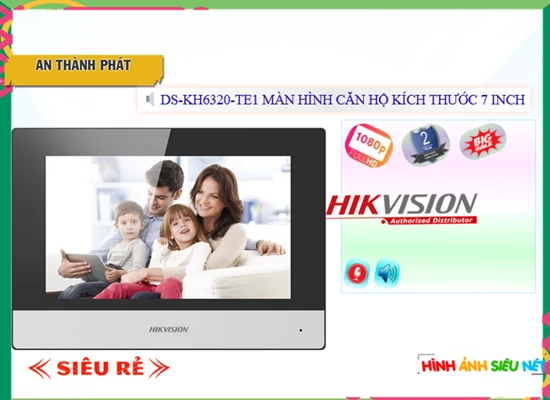 Lắp đặt camera wifi giá rẻ Chuông cửa thông minh DS-KH6320-TE1