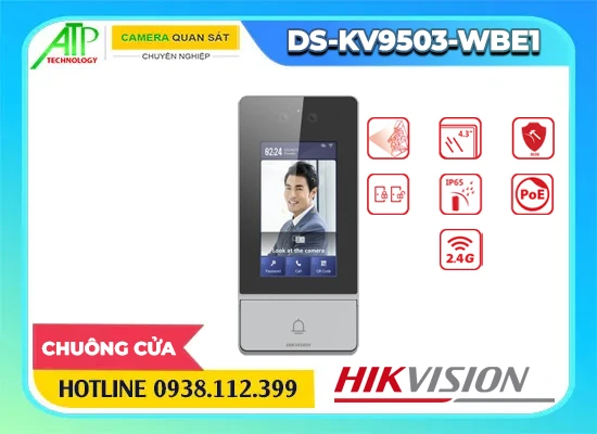 DS-KV9503-WBE1,chuông cửa IP DS-KV9503-WBE1,chuông cửa HIKVISION DS-KV9503-WBE1,chuông cửa IP wifi DS-KV9503-WBE1,chuông cửa video DS-KV9503-WBE1,chuông cửa thông minh DS-KV9503-WBE1,DS-KV9503-WBE1 HIKVISION,chuông cửa 2MP DS-KV9503-WBE1,chuông cửa hỗ trợ PoE DS-KV9503-WBE1,chuông cửa hồng ngoại DS-KV9503-WBE1,