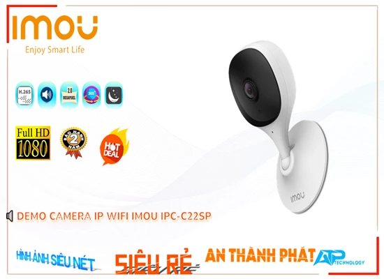 Lắp đặt camera wifi giá rẻ Camera quan sát Imou IPC-C22SP