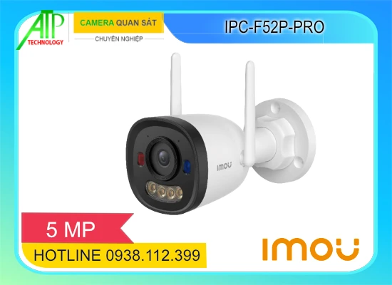 camera imou ipc-f52p-pro, camera wifi ngoài trời 5mp, camera bullet 2c pro 5mp, camera wifi ip67 imou, camera an thành phát