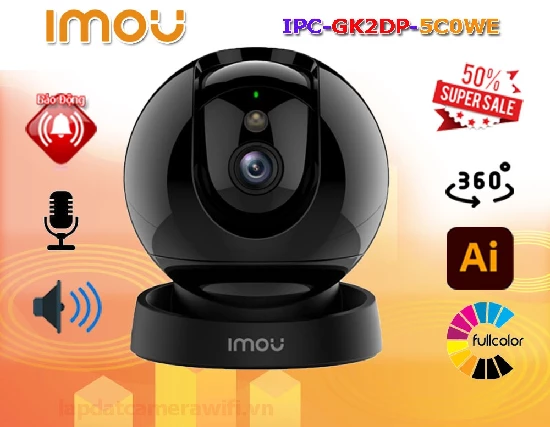 Lắp đặt camera wifi giá rẻ Lắp Camera IPC-GK2DP-5C0WE Siêu Nét