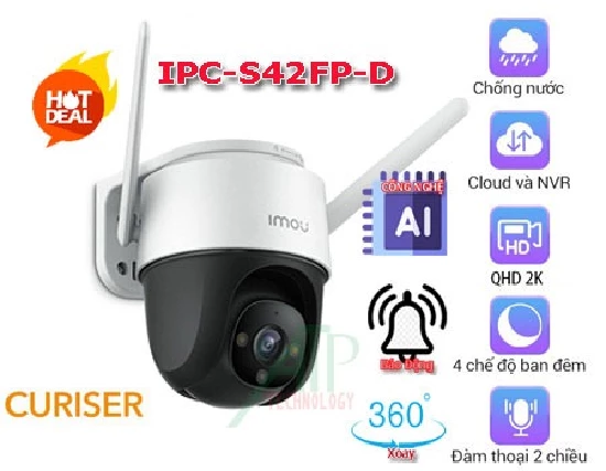 Camera WIFI IPC-S42FP 4.0MP 