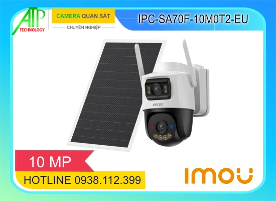 camera imou ipc-sa70f-10m0t2-eu, camera aov dual 10mp, camera năng lượng mặt trời imou, camera wifi 4g 2 ống kính, camera an thành phát