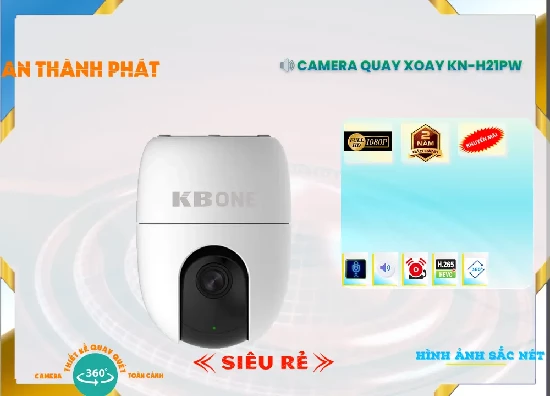 Lắp đặt camera wifi giá rẻ KN-H21PW KBvision Công Nghệ Mới