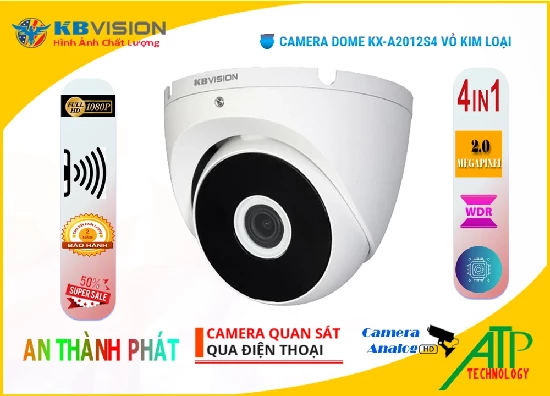 Camera KBvision Công Nghệ Mới KX-A2012S4 