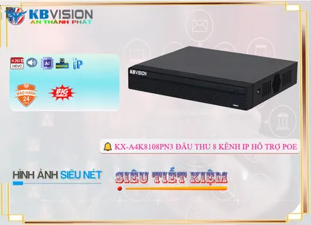 KX A4K8108PN3,KX,A4K8108PN3 Đầu Ghi IP 8 Kênh POE,KX,A4K8108PN3 Giá rẻ, Ip POE sắc nét KX,A4K8108PN3 Công Nghệ Mới,KX,A4K8108PN3 Chất Lượng,bán KX,A4K8108PN3,Giá Đầu Ghi Camera KX,A4K8108PN3 KBvision Với giá cạnh tranh ,phân phối KX,A4K8108PN3,KX,A4K8108PN3 Bán Giá Rẻ,KX,A4K8108PN3 Giá Thấp Nhất,Giá Bán KX,A4K8108PN3,Địa Chỉ Bán KX,A4K8108PN3,thông số KX,A4K8108PN3,Chất Lượng KX,A4K8108PN3,KX,A4K8108PN3Giá Rẻ nhất,KX,A4K8108PN3 Giá Khuyến Mãi