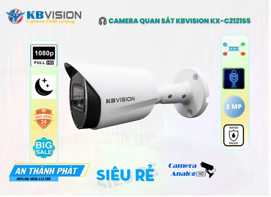 Lắp đặt camera wifi giá rẻ KBvision KX-C2121S5 Sắt Nét