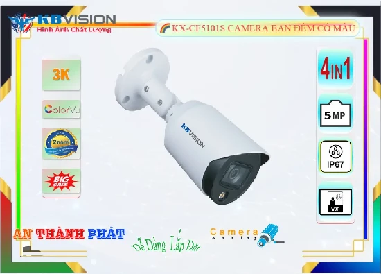 Lắp đặt camera wifi giá rẻ Camera An Ninh KBvision KX-CF5101S Giá rẻ
