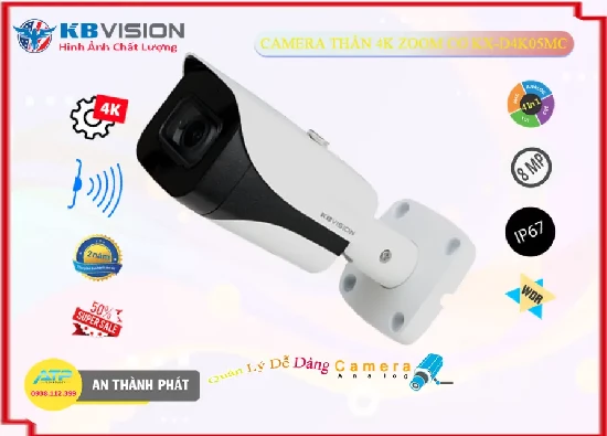 Lắp đặt camera wifi giá rẻ KX-D4K05MC KBvision Mẫu Đẹp