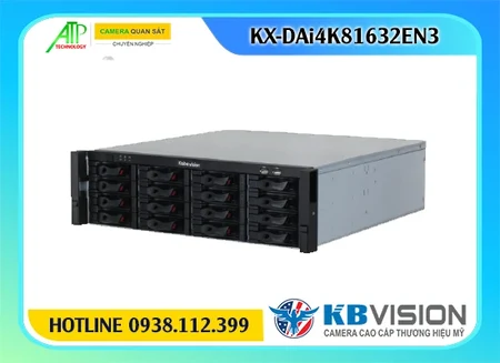 KX-DAi4K81632EN3 , Đầu ghi hình KX-DAi4K81632EN3 , Đầu ghi hình KBvision , KBvision KX-DAi4K81632EN3