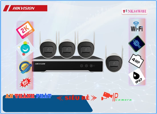 Lắp đặt camera wifi giá rẻ NK44W0H Hikvision Công Nghệ Mới