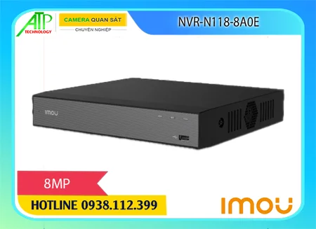 đầu ghi NVR-N118-8A0E, đầu ghi camera NVR-N118-8A0E, đầu ghi IP NVR-N118-8A0E, đầu ghi 8 kênh NVR-N118-8A0E, đầu ghi giám sát NVR-N118-8A0E, đầu ghi Dahua NVR-N118-8A0E