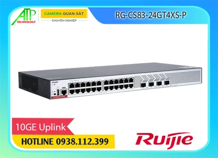 RG-CS83-24GT4XS-P, switch RG-CS83-24GT4XS-P, chia mạng RG-CS83-24GT4XS-P, thiết bị chuyển mạch RG-CS83-24GT4XS-P, cấu hình RG-CS83-24GT4XS-P, thông số RG-CS83-24GT4XS-P, thông số kỹ thuật RG-CS83-24GT4XS-P, giá RG-CS83-24GT4XS-P