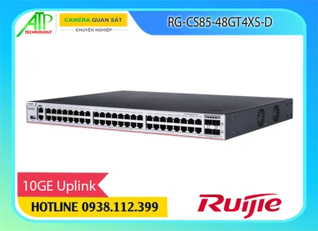 RG-CS85-48GT4XS-D, switch RG-CS85-48GT4XS-D, chia mạng RG-CS85-48GT4XS-D, thiết bị chuyển mạch RG-CS85-48GT4XS-D, cấu hình RG-CS85-48GT4XS-D, thông số RG-CS85-48GT4XS-D, thông số kỹ thuật RG-CS85-48GT4XS-D, giá RG-CS85-48GT4XS-D  