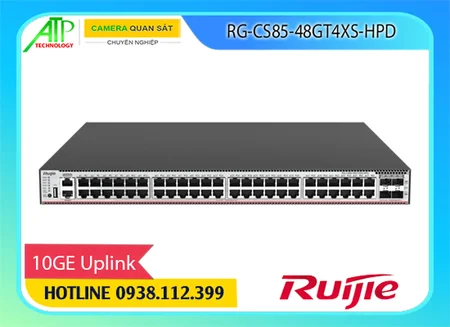 RG-CS85-48GT4XS-HPD, switch RG-CS85-48GT4XS-HPD, chia mạng RG-CS85-48GT4XS-HPD, thiết bị chuyển mạch RG-CS85-48GT4XS-HPD, cấu hình RG-CS85-48GT4XS-HPD, thông số RG-CS85-48GT4XS-HPD, thông số kỹ thuật RG-CS85-48GT4XS-HPD, giá RG-CS85-48GT4XS-HPD  