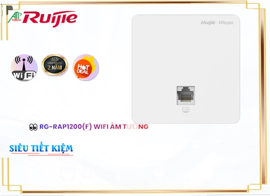 Lắp đặt camera wifi giá rẻ Hãng Ruijie RG-RAP1200(F)