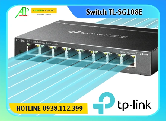 TP-LINK TL-SG108E cho phép quản lý thông minh qua giao diện web với hỗ trợ VLAN lên tới 32 nhóm, IGMP Snooping v1/v2/v3, Port Mirroring và Static Link Aggregation. Chất lượng dịch vụ QoS dựa trên Port, 802.1p và DSCP cùng bốn hàng ưu tiên giúp dữ liệu thoại, video được ưu tiên xử lý.