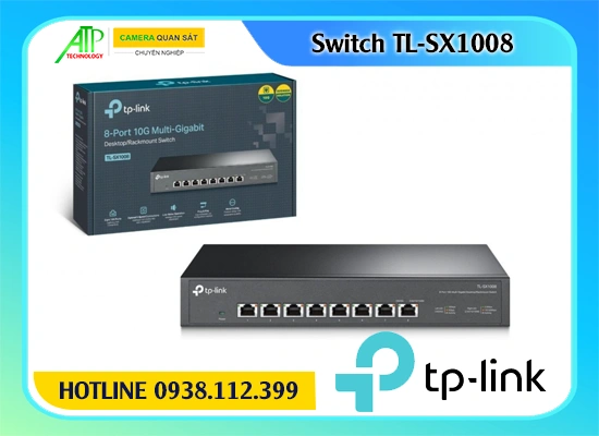 Bộ chuyển mạch TP-Link TL-SX1008, Switch 10G TP-Link TL-SX1008, Bộ chia mạng 8 cổng TL-SX1008, Switch Multi-Gig TL-SX1008, TP-Link TL-SX1008 8-Port Switch, Switch tốc độ cao TL-SX1008, Switch mạng TL-SX1008.