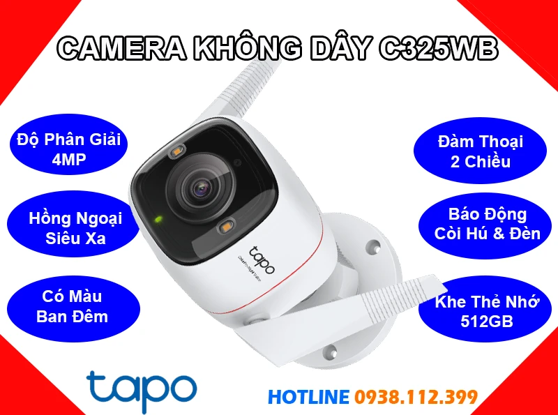 Lắp đặt camera Tapo C325WB Camera Không Dây