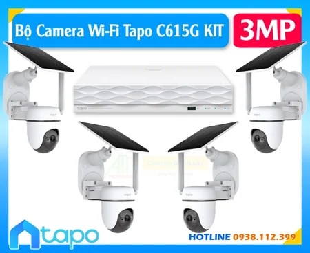camera tapo c615g kit, tapo c615g không dây, bộ camera tapo c615g, camera tapo pin mặt trời c615g, camera tapo 2k c615g, bộ tapo c615g năng lượng mặt trời, tapo c615g kit chính hãng