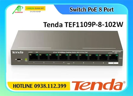 TendaTEF1109P-8-102W Chất Lượng,Nhà Phân Phối TendaTEF1109P-8-102W,Giá Bán TendaTEF1109P-8-102W,TendaTEF1109P-8-102W Giá Thấp Nhất,TendaTEF1109P-8-102W Bán Giá Rẻ,TendaTEF1109P-8-102W Giá rẻ nhất,TendaTEF1109P-8-102W Giá hấp dẫn