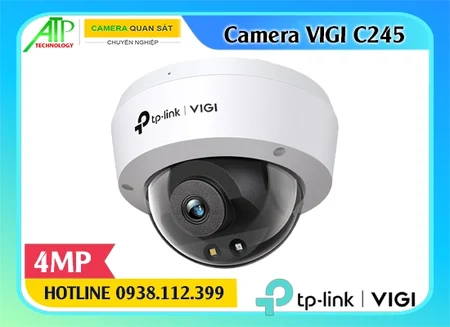 Camera VIGI C245 ngoài trời, Camera có thu âm VIGI C245, Camera VIGI C245 tầm xa, Camera giám sát VIGI C245, Camera VIGI C245 hồng ngoại, Camera VIGI C245 chống nước, Camera an ninh TP-Link VIGI C245