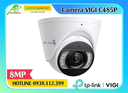 camera full color VIGI C485P, camera 8MP ngoài trời C485P, camera 4K có ghi âm VIGI C485P, camera AI phân loại người xe VIGI C485P, camera cảnh báo chủ động C485P, camera chống nước IP67 C485P, camera full color ban đêm VIGI C485P