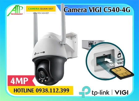 Camera VIGI C540-4G, Camera 4G VIGI C540-4G, VIGI C540-4G TP-Link, Camera quay quét VIGI C540-4G, Camera 4MP VIGI C540-4G, Camera chống nước VIGI C540-4G, Camera nhìn đêm VIGI C540-4G
