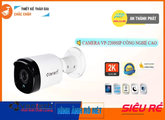 Lắp đặt camera wifi giá rẻ Camera VP-2200SIP VanTech