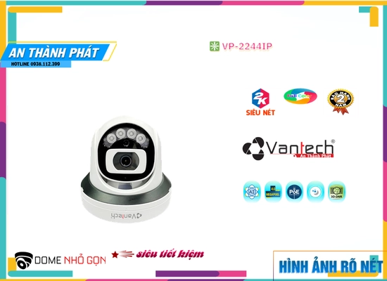 Lắp đặt camera wifi giá rẻ Camera Dome VP-2244IP
