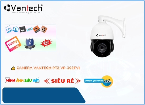 Lắp đặt camera wifi giá rẻ Camera VanTech VP-302TVI Mẫu Đẹp