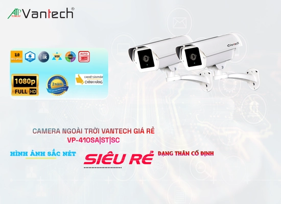 Lắp đặt camera wifi giá rẻ Camera VP-410SA|ST|SC