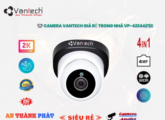 Lắp đặt camera wifi giá rẻ Camera VP-4224A|T|C