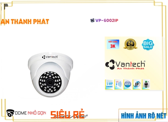Lắp đặt camera wifi giá rẻ Camera VP-6002IP 5MP