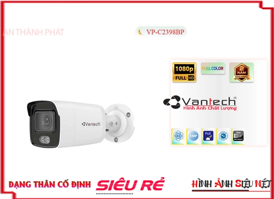 Lắp đặt camera wifi giá rẻ Camera VanTech VP-C2398BP