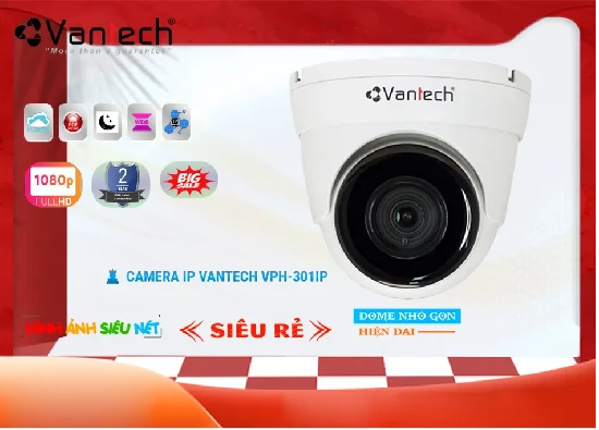 Lắp đặt camera wifi giá rẻ Camera Vantech VPH-301IP