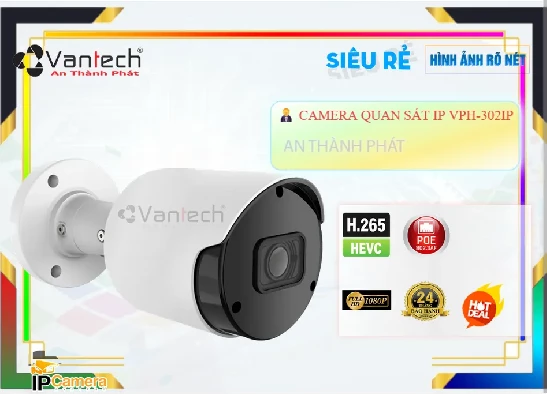 Lắp đặt camera wifi giá rẻ Camera Vantech VPH-302IP