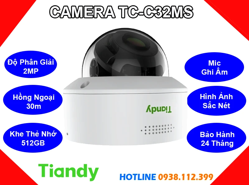 Camera Ghi Âm TIANDY TC-C32MS (2MP), camera quan sát TIANDY TC-C32MS, lắp đặt camera TIANDY TC-C32MS, lắp camera TIANDY TC-C32MS giá rẻ, camera TIANDY TC-C32MS giá rẻ, camera ghi âm TIANDY TC-C32MS, camera trong nhà TIANDY TC-C32MS, TIANDY TC-C32MS, TC-C32MS,