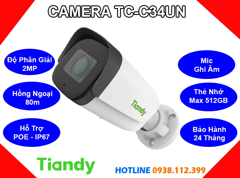 Camera TIANDY TC-C34UN (2MP), camera quan sát TIANDY TC-C34UN, lắp đặt camera TIANDY TC-C34UN, lắp camera TIANDY TC-C34UN giá rẻ, camera ghi âm TIANDY TC-C34UN, camera chính hãng TIANDY TC-C34UN, camera TIANDY TC-C34UN giá rẻ, camera ghi âm TIANDY TC-C34UN,