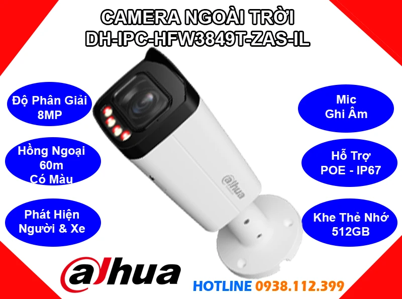 DH-IPC-HFW3849T-ZAS-IL, Camera DH-IPC-HFW3849T-ZAS-IL Ghi Âm Dahua, camera ghi âm DH-IPC-HFW3849T-ZAS-IL, lắp đặt camera DH-IPC-HFW3849T-ZAS-IL, lắp camera DH-IPC-HFW3849T-ZAS-IL giá rẻ, camera ngoài trời DH-IPC-HFW3849T-ZAS-IL, mua camera DH-IPC-HFW3849T-ZAS-IL giá rẻ,