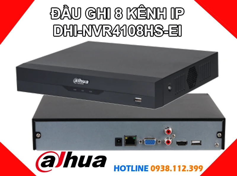 Đầu Ghi Hình 8 Kênh IP Dahua DHI-NVR4108HS-EI, đầu ghi dahua DHI-NVR4108HS-EI, đầu ghi 1 ổ cứng DHI-NVR4108HS-EI, lắp đặt đầu ghi hình DHI-NVR4108HS-EI, đầu ghi hình DHI-NVR4108HS-EI giá rẻ, DHI-NVR4108HS-EI, dahua DHI-NVR4108HS-EI, đầu ghi hình IP DHI-NVR4108HS-EI,