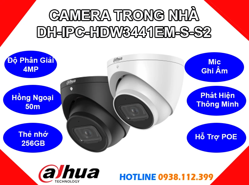 Camera Dahua DH-IPC-HDW3441EM-S-S2 (4MP), camera ghi âm DH-IPC-HDW3441EM-S-S2, camera quan sát DH-IPC-HDW3441EM-S-S2, lắp đặt camera DH-IPC-HDW3441EM-S-S2, camera DH-IPC-HDW3441EM-S-S2 giá rẻ, lắp camera DH-IPC-HDW3441EM-S-S2 giá rẻ, Camera Dahua DH-IPC-HDW3441EM-S-S2,