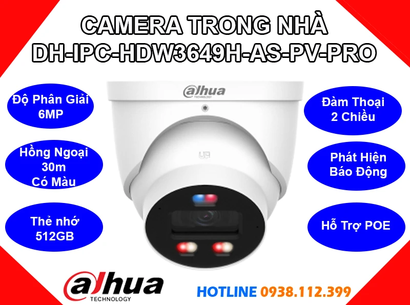 DH-IPC-HDW3649H-AS-PV-PRO Camera Dahua (6MP), camera quan sát DH-IPC-HDW3649H-AS-PV-PRO, camera DH-IPC-HDW3649H-AS-PV-PRO chính hãng, lắp đặt camera DH-IPC-HDW3649H-AS-PV-PRO, lắp camera DH-IPC-HDW3649H-AS-PV-PRO giá rẻ, DH-IPC-HDW3649H-AS-PV-PRO, camera DH-IPC-HDW3649H-AS-PV-PRO sắc nét,