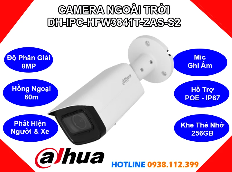 Camera IP Dahua DH-IPC-HFW3841T-ZAS-S2 (8MP), camera quan sát DH-IPC-HFW3841T-ZAS-S2, lắp camera DH-IPC-HFW3841T-ZAS-S2 giá rẻ, camera dahua DH-IPC-HFW3841T-ZAS-S2, camera ghi âm DH-IPC-HFW3841T-ZAS-S2, camera ngoài trời DH-IPC-HFW3841T-ZAS-S2, DH-IPC-HFW3841T-ZAS-S2,