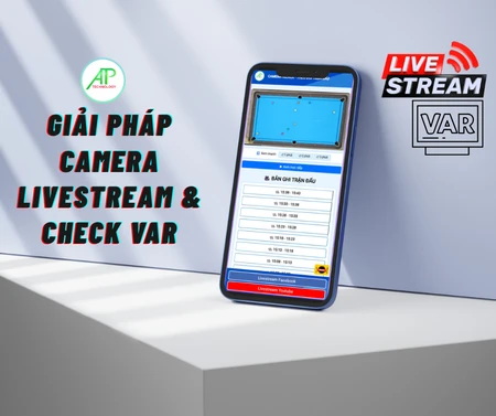 Bảng điểm có camera,Check VAR livestream,Phần mềm bảng điểm,Livestream thể thao,Livestream Trực Tiếp