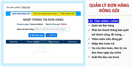 Hướng Dẫn Sử Dụng APP Quay Video Đóng Hàng, phần mềm quản lý đơn hàng, phần mèm quay video đóng gói, cách dừng phần mềm quản lý đơn hàng atp