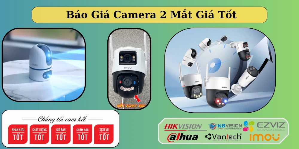 camera quan sát 2 mắt nôi bật