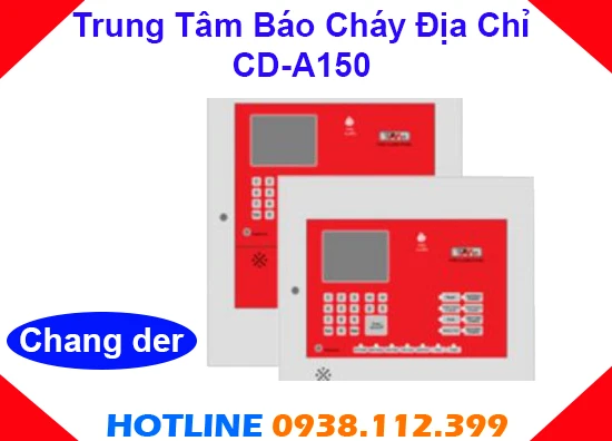 Trung Tâm Báo Cháy Địa Chỉ Chang der CD-A150, Trung tâm báo cháy địa chỉ 1 loop CD-A150 bao gồm ắc quy, trung tâm báo cháy địa chỉ CD-A150 chính hãng, lắp đặt trung tâm báo cháy địa chỉ CD-A150 giá rẻ