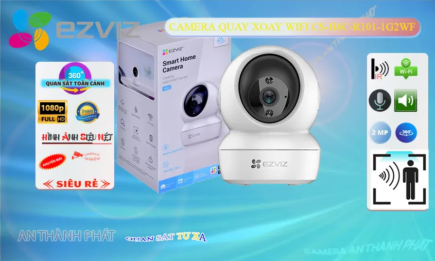 CS-H6c-R101-1G2WF Camera Chất Lượng  Wifi Ezviz