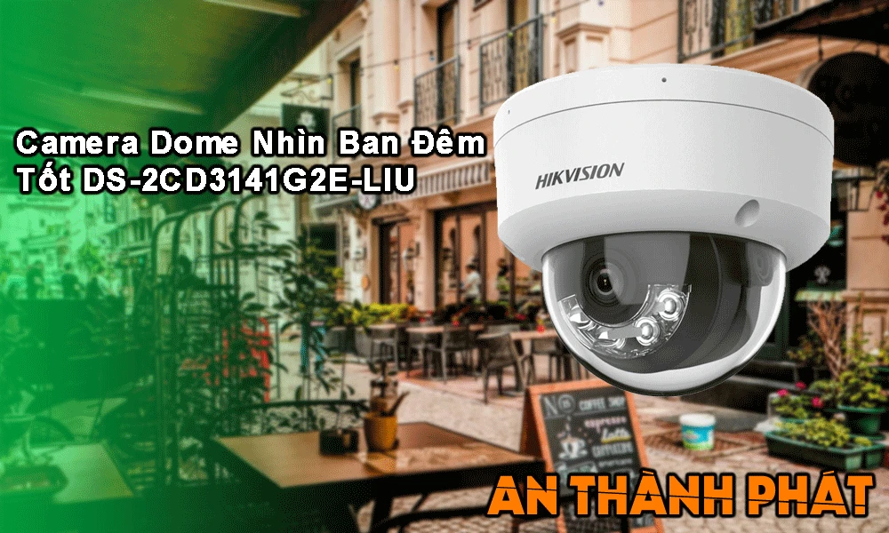 Camera Dome Nhìn Ban Đêm Tốt DS-2CD3141G2E-LIU